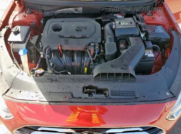 5NPE34AF5JH700978 2018 HYUNDAI SONATA Красный 
