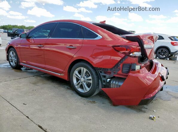 5NPE34AF5JH700978 2018 HYUNDAI SONATA Красный 