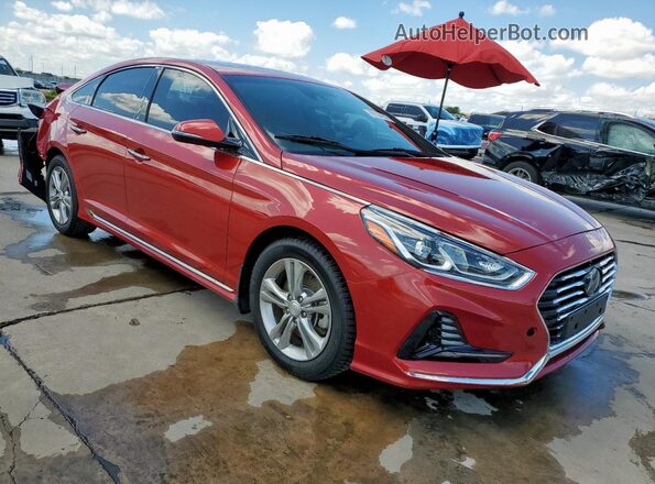 5NPE34AF5JH700978 2018 HYUNDAI SONATA Красный 