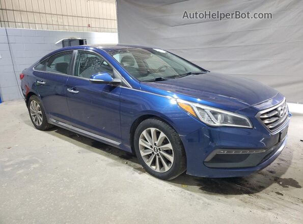 5NPE34AF7HH587237 2017 HYUNDAI SONATA Blue 