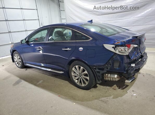5NPE34AF7HH587237 2017 HYUNDAI SONATA Blue 
