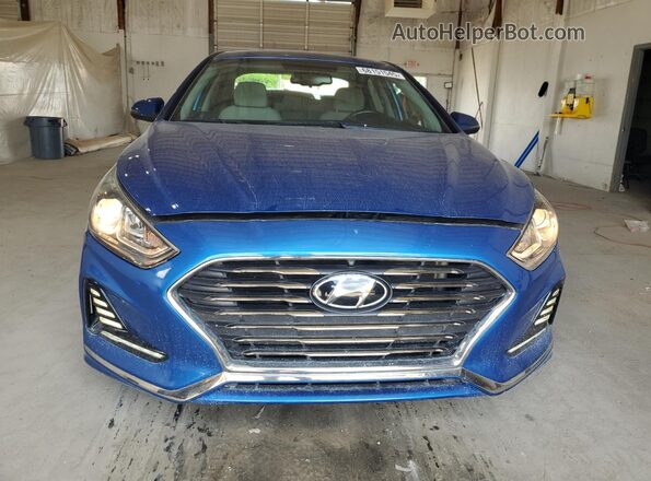 5NPE34AF8JH635821 2018 HYUNDAI SONATA Blue 