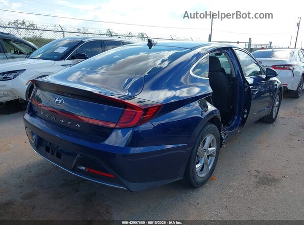 5NPEG4JAXMH130442 2021 HYUNDAI SONATA Blue უკანა მარჯვენა
