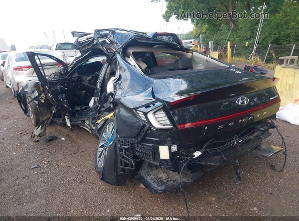 5NPEH4J29LH043023 2020 HYUNDAI SONATA Black Հետևի ձախ