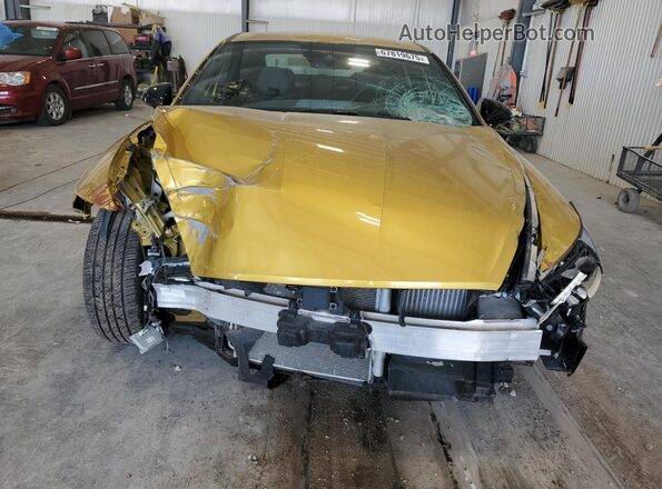 5NPEJ4J20LH012375 2020 HYUNDAI SONATA Yellow Front view