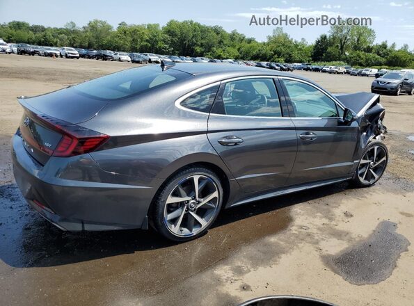 5NPEJ4J29MH107552 2021 HYUNDAI SONATA Gray 