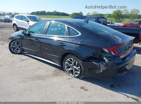 5NPEL4JA8MH116020 2021 HYUNDAI SONATA Black უკანა მარცხენა