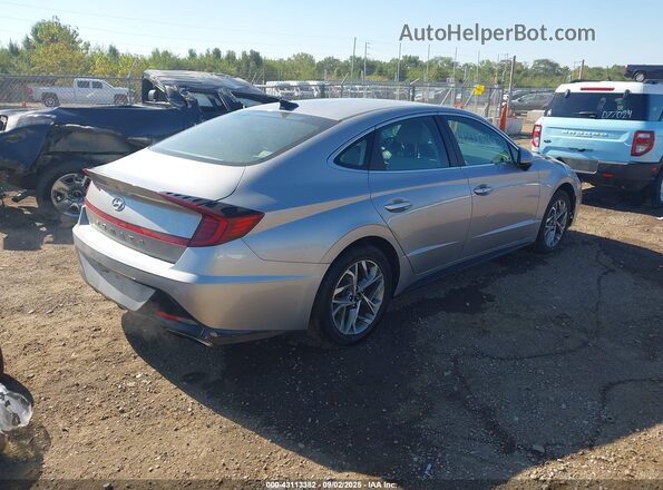 5NPEL4JAXLH012692 2020 HYUNDAI SONATA Серебряный Задняя правая четверть