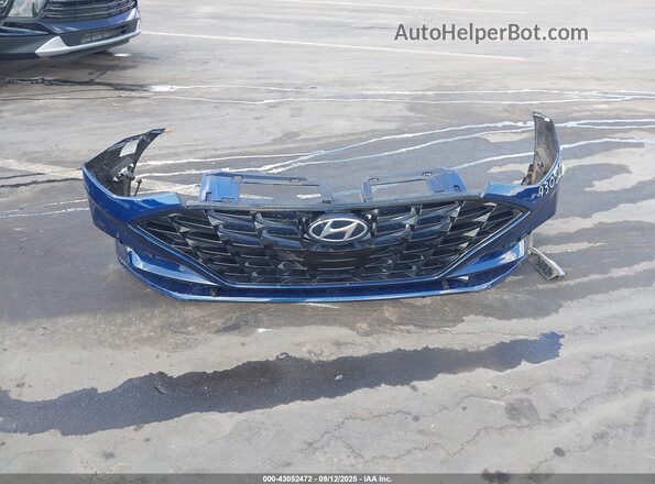 5NPEL4JAXMH128234 2021 HYUNDAI SONATA Blue Առջևի վահանակի տեսք