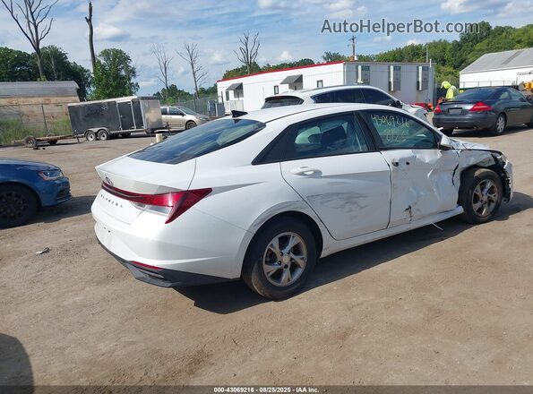 5NPLL4AG3MH015219 2021 HYUNDAI ELANTRA White Հետևի աջ