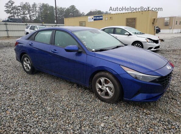 5NPLL4AG8MH029830 2021 HYUNDAI ELANTRA Blue წინა მარჯვენა