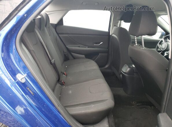 5NPLL4AG8MH029830 2021 HYUNDAI ELANTRA Blue უკანა სავარძლების ხედი