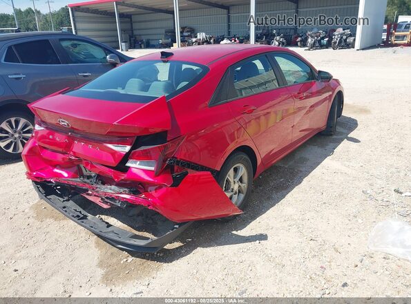 5NPLL4AGXMH049643 2021 HYUNDAI ELANTRA Red Tył prawy