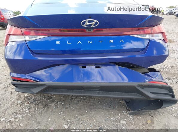 5NPLM4AG3MH021924 2021 HYUNDAI ELANTRA Blue Вид спереду