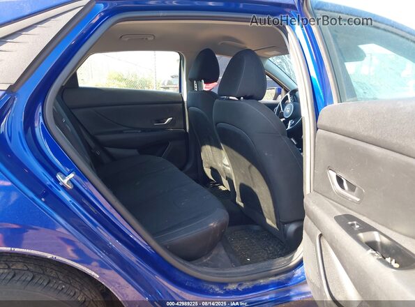 5NPLM4AG3MH048086 2021 HYUNDAI ELANTRA Blue VIN კოდის სტიკერის ხედი