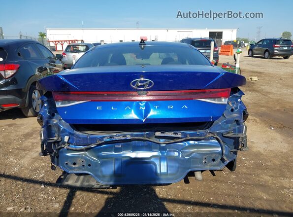 5NPLM4AG3MH048086 2021 HYUNDAI ELANTRA Blue 
