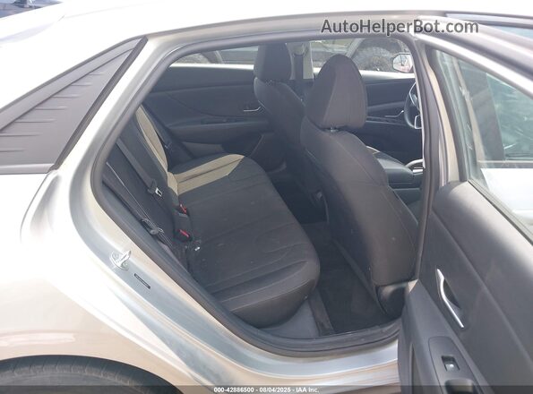 5NPLM4AG5MH008477 2021 HYUNDAI ELANTRA Silver VIN sticker view