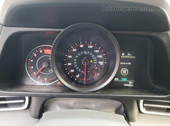 5NPLM4AG5MH045593 2021 HYUNDAI ELANTRA Silver Instrument cluster view