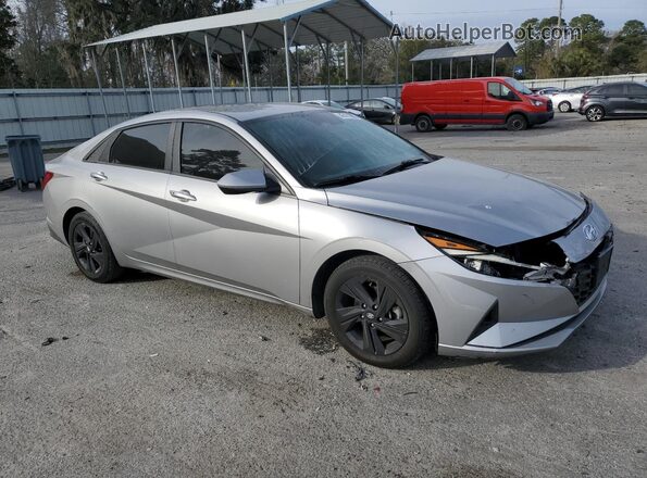 5NPLM4AG5MH045593 2021 HYUNDAI ELANTRA Silver Front right