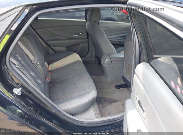5NPLN4AG5NH071982 2022 HYUNDAI ELANTRA Black Widok naklejki z numerem VIN