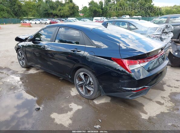 5NPLN4AG5NH071982 2022 HYUNDAI ELANTRA Black Tył lewy