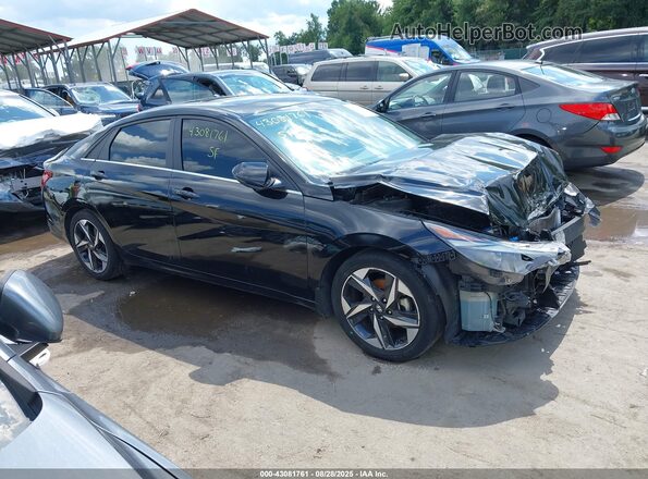 5NPLN4AG5NH071982 2022 HYUNDAI ELANTRA Black Widok wnętrza 360 stopni