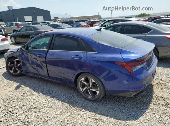 5NPLP4AG3NH069772 2022 HYUNDAI ELANTRA Blue 