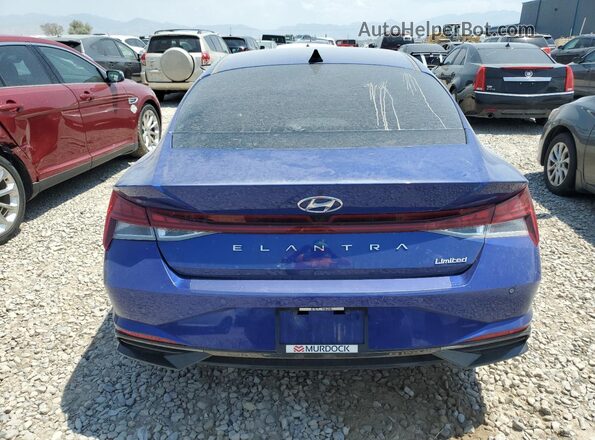 5NPLP4AG3NH069772 2022 HYUNDAI ELANTRA Blue 