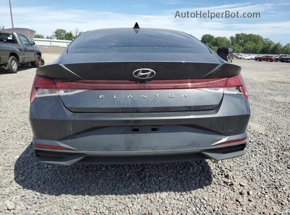 5NPLS4AG1MH018736 2021 HYUNDAI ELANTRA Black Rear view