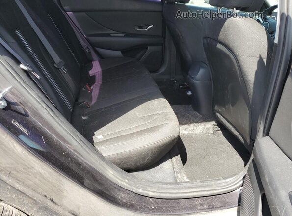 5NPLS4AG1MH018736 2021 HYUNDAI ELANTRA Black Rear seats view