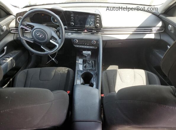 5NPLS4AG1MH018736 2021 HYUNDAI ELANTRA Black Dashboard view