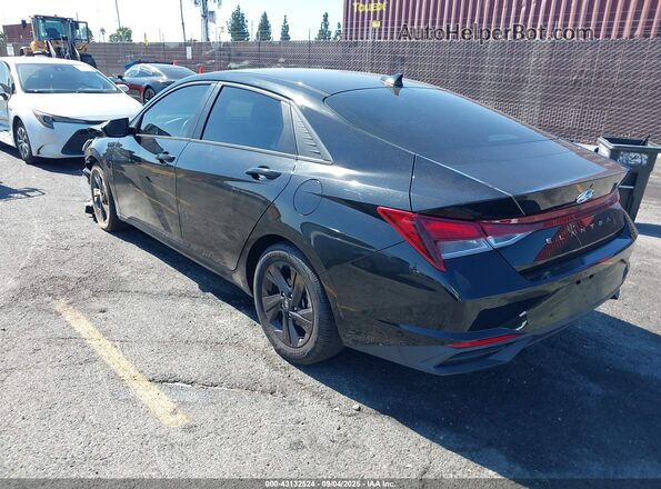 5NPLS4AG2MH005297 2021 HYUNDAI ELANTRA Black Задня ліва чверть