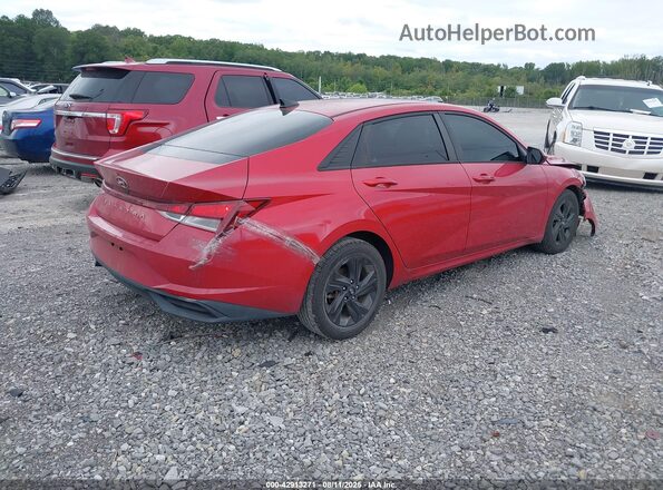 5NPLS4AG7MH005229 2021 HYUNDAI ELANTRA Red Trasero derecho