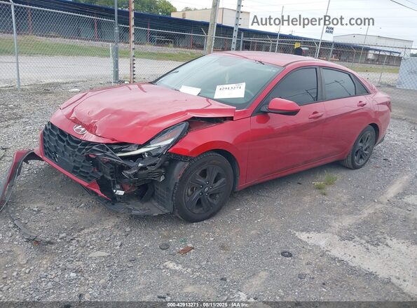 5NPLS4AG7MH005229 2021 HYUNDAI ELANTRA Red Vista tres cuartos delantera izquierda