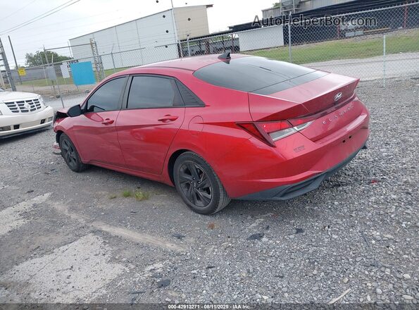 5NPLS4AG7MH005229 2021 HYUNDAI ELANTRA Red Trasero izquierdo