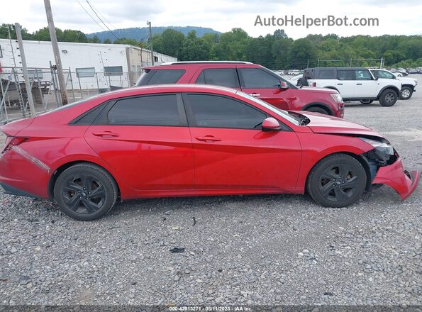 5NPLS4AG7MH005229 2021 HYUNDAI ELANTRA Red Vista interior trasera