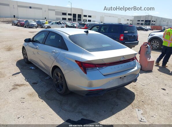 5NPLS4AG8MH038868 2021 HYUNDAI ELANTRA Silver Rear left