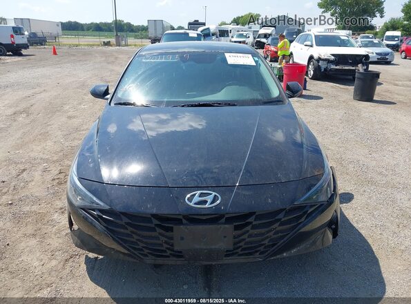 5NPLS4AG9MH009735 2021 HYUNDAI ELANTRA Black Rear interior view