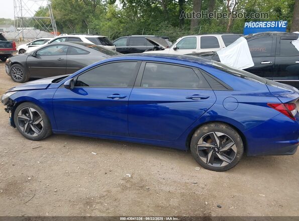 5NPLS4AG9PH098419 2023 HYUNDAI ELANTRA Blue სალონის 360-გრადუსიანი ხედი