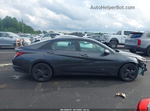 5NPLS4AGXNH085224 2022 HYUNDAI ELANTRA Серый Вид задней части салона