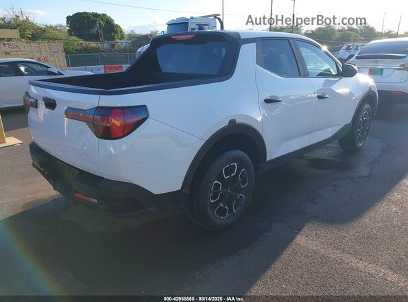 5NTJB4AE5NH000331 2022 HYUNDAI SANTA CRUZ White Trasero derecho
