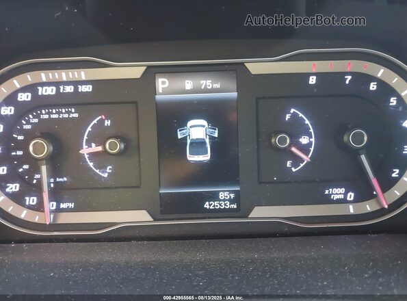 5NTJB4AE5NH000331 2022 HYUNDAI SANTA CRUZ White Vista de los asientos traseros