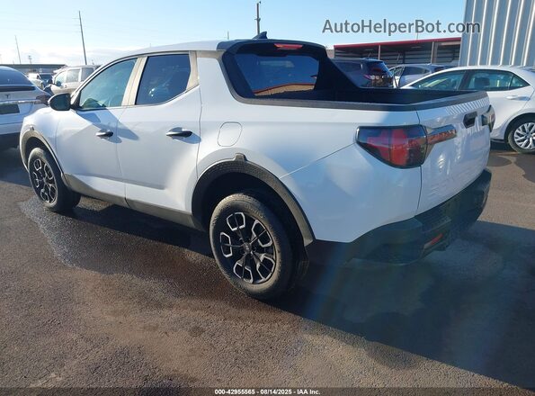 5NTJB4AE5NH000331 2022 HYUNDAI SANTA CRUZ White Trasero izquierdo