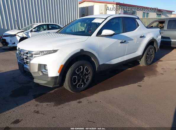 5NTJB4AE5NH000331 2022 HYUNDAI SANTA CRUZ White Vista tres cuartos delantera izquierda