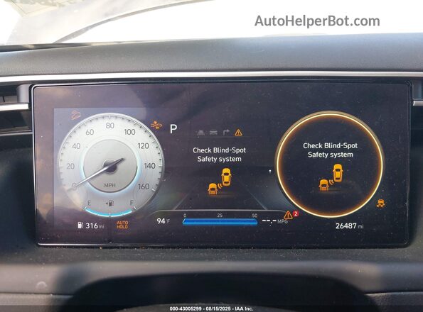 5NTJC4AE6RH084226 2024 HYUNDAI SANTA CRUZ Black უკანა სავარძლების ხედი