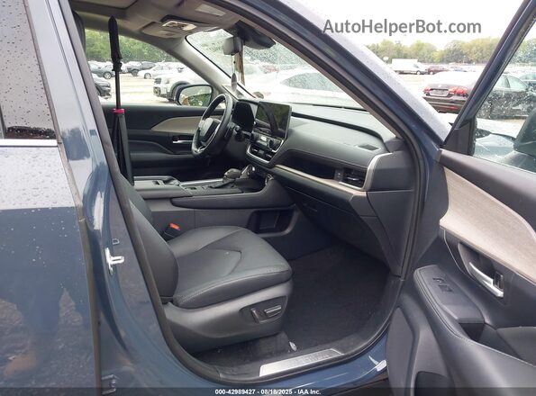 5TDAAAB52RS034239 2024 TOYOTA GRAND HIGHLANDER Gray Widok wnętrza z przodu