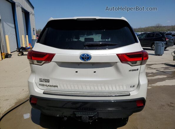 5TDBGRFH3JS048273 2018 TOYOTA HIGHLANDER HYBRID White 