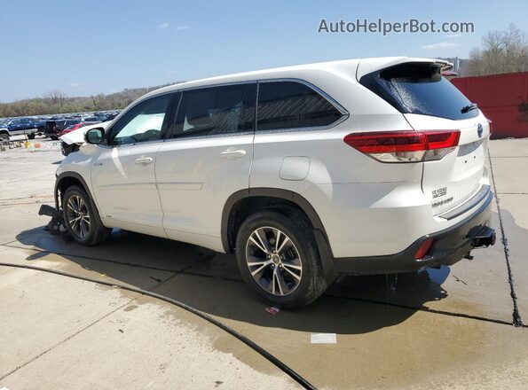 5TDBGRFH3JS048273 2018 TOYOTA HIGHLANDER HYBRID White 