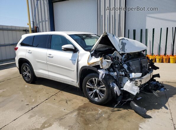5TDBGRFH3JS048273 2018 TOYOTA HIGHLANDER HYBRID White 