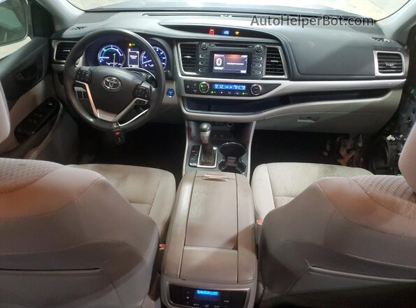 5TDBGRFH8JS048303 2018 TOYOTA HIGHLANDER HYBRID Синий 